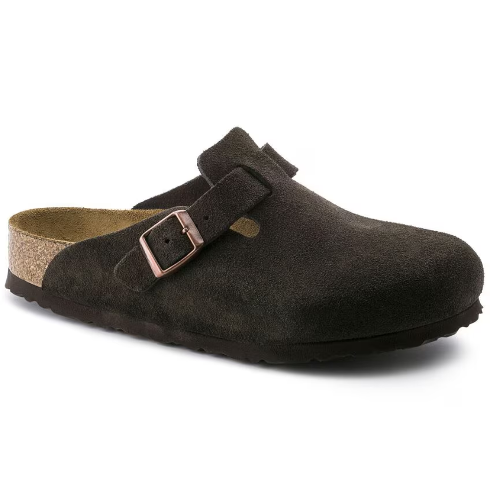 Boston Suède Taupe – Zacht Voetbed - STIVO